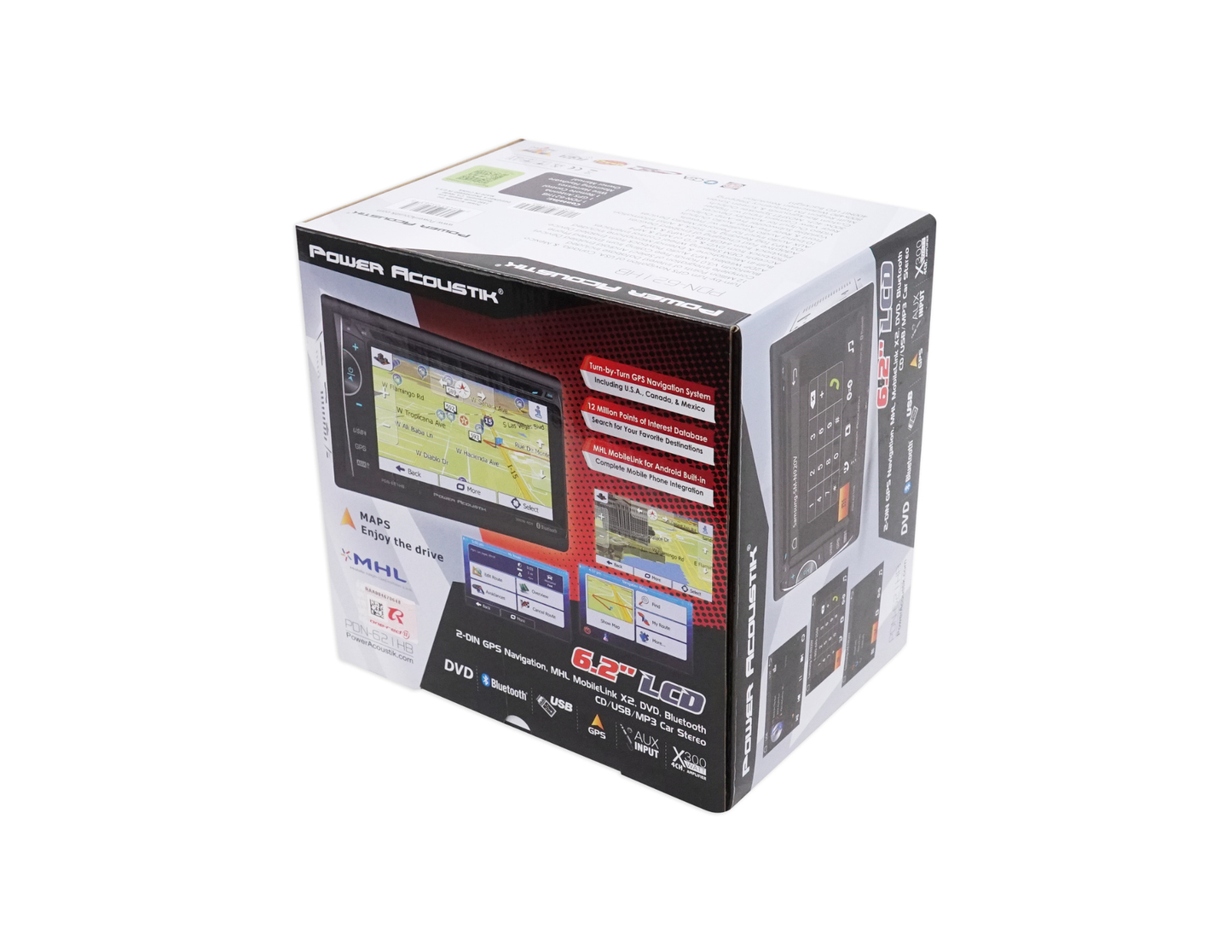 Power Acoustik PDN-621HB | Navigation Stereo