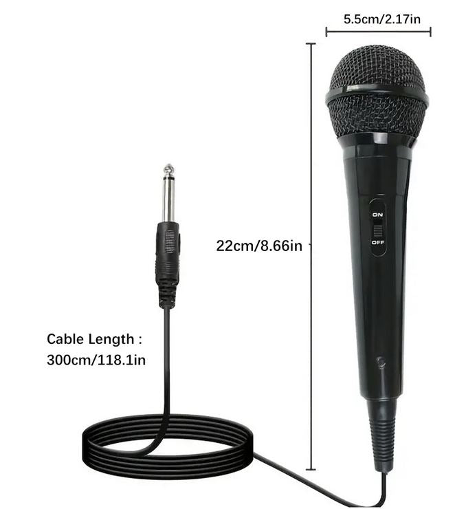 WIRED MICROPHONE | 2M CABLE