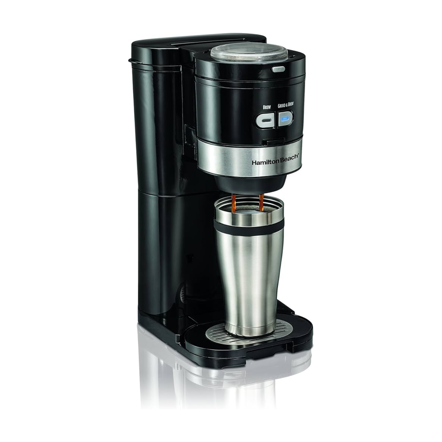 Hamilton Beach | Coffee Maker, Grind and Brew Single Serve