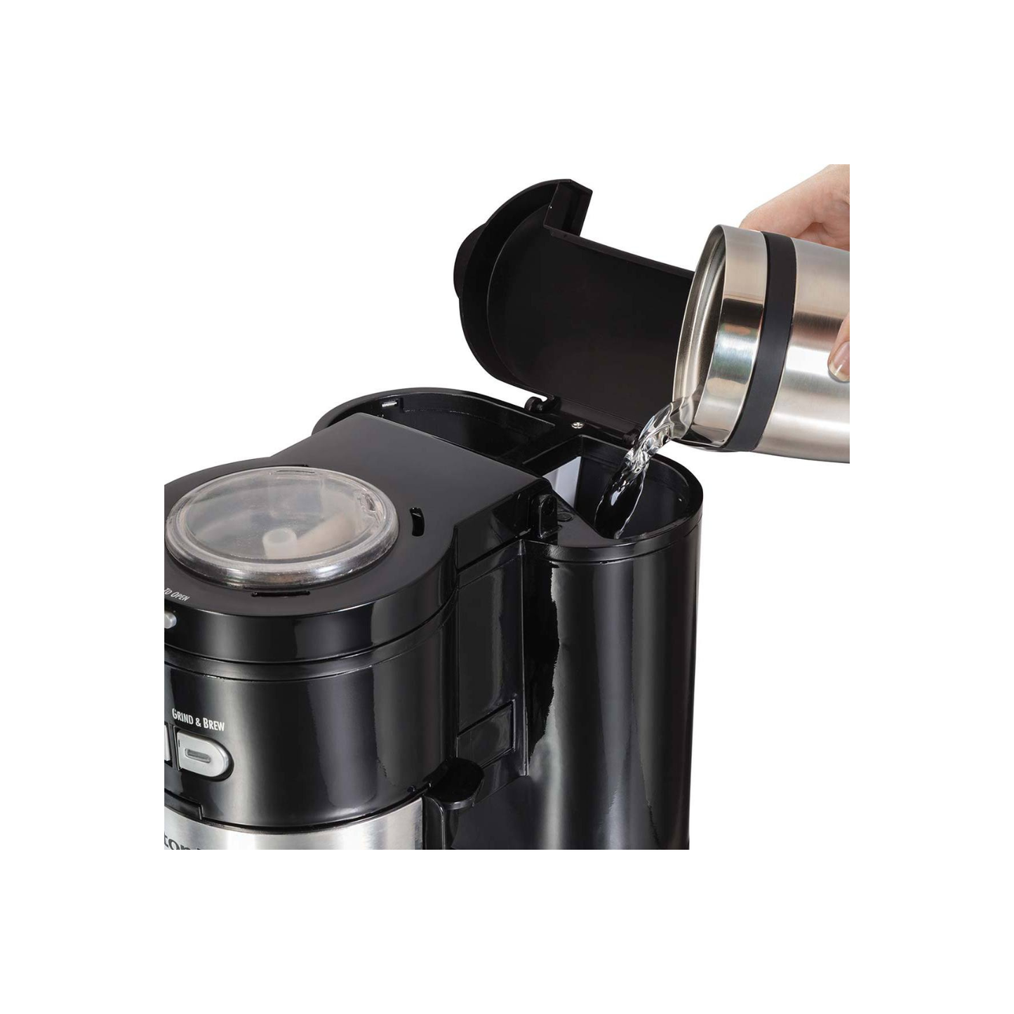 Hamilton Beach | Coffee Maker, Grind and Brew Single Serve