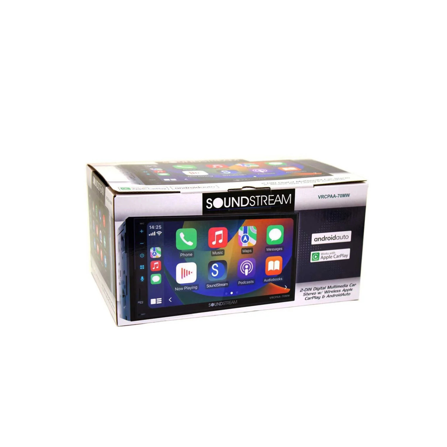 Soundstream VRCPAA-70MW | Carplay Stereo