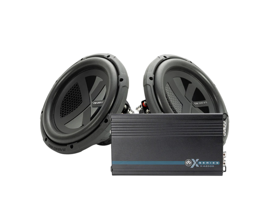 DB Drive X-Series Package (10 inch Subwoofers)